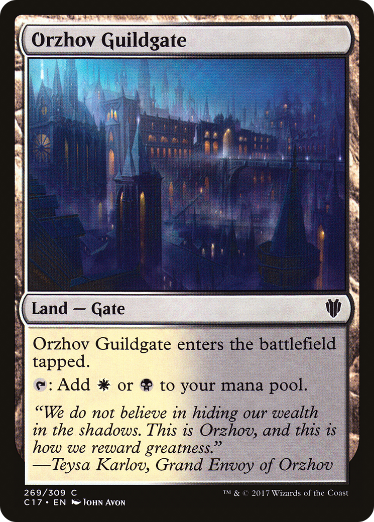Orzhov Guildgate (C17-269)  - Commander 2017