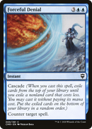 Forceful Denial (CMR-069)  - Commander Legends