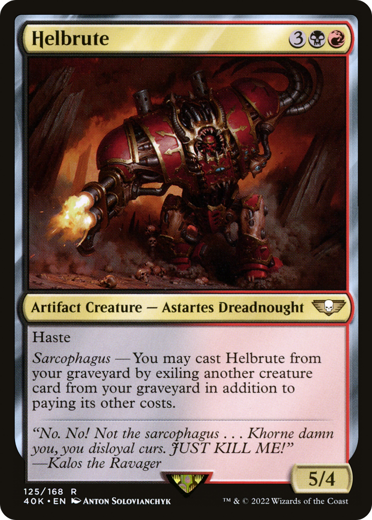 Helbrute (40K-125)  - Warhammer 40,000 Commander