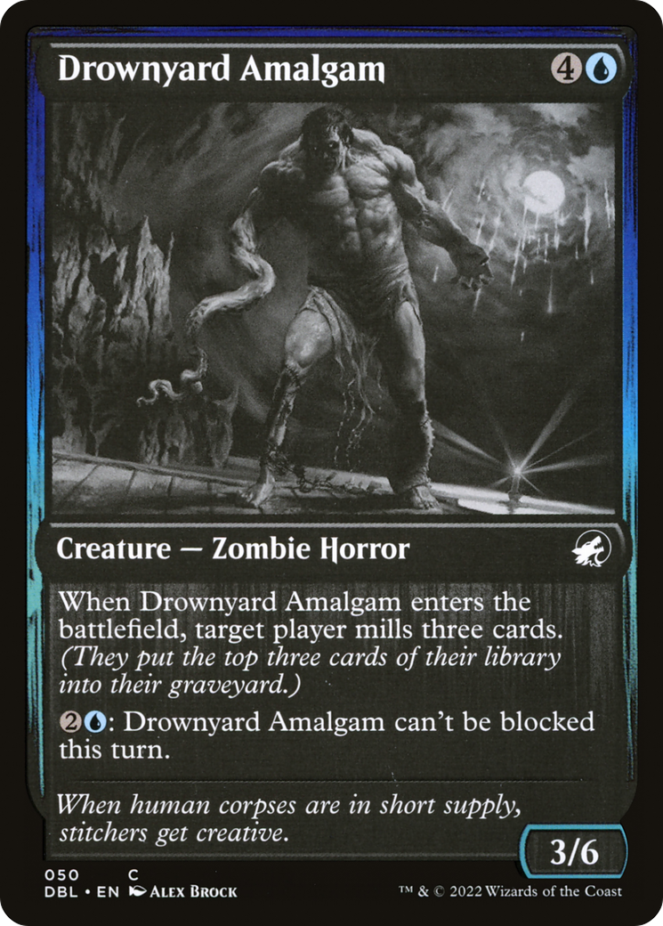 Drownyard Amalgam (DBL-050)  Foil - Innistrad: Double Feature