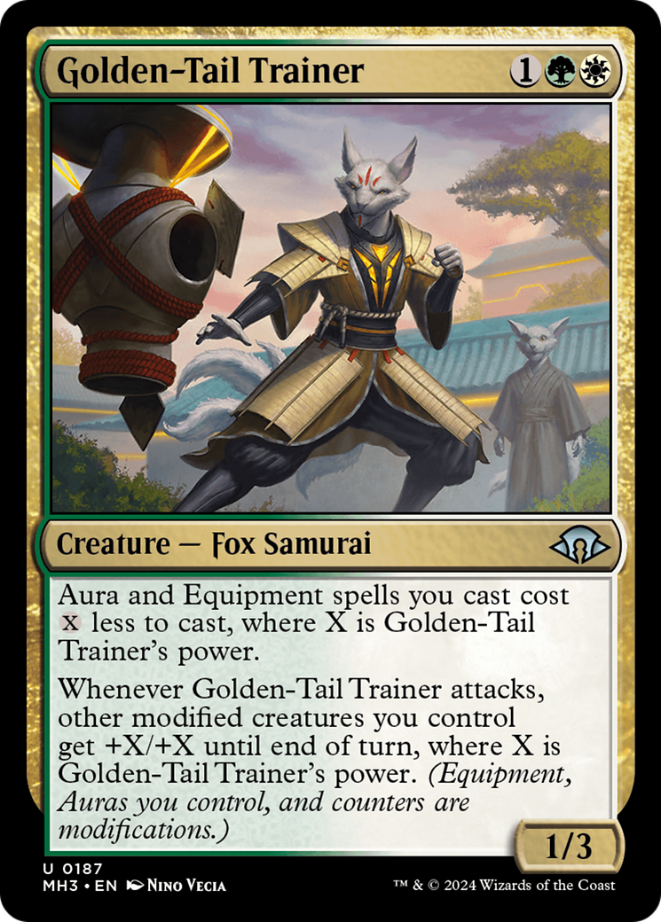 Golden-Tail Trainer (MH3-187)  - Modern Horizons 3