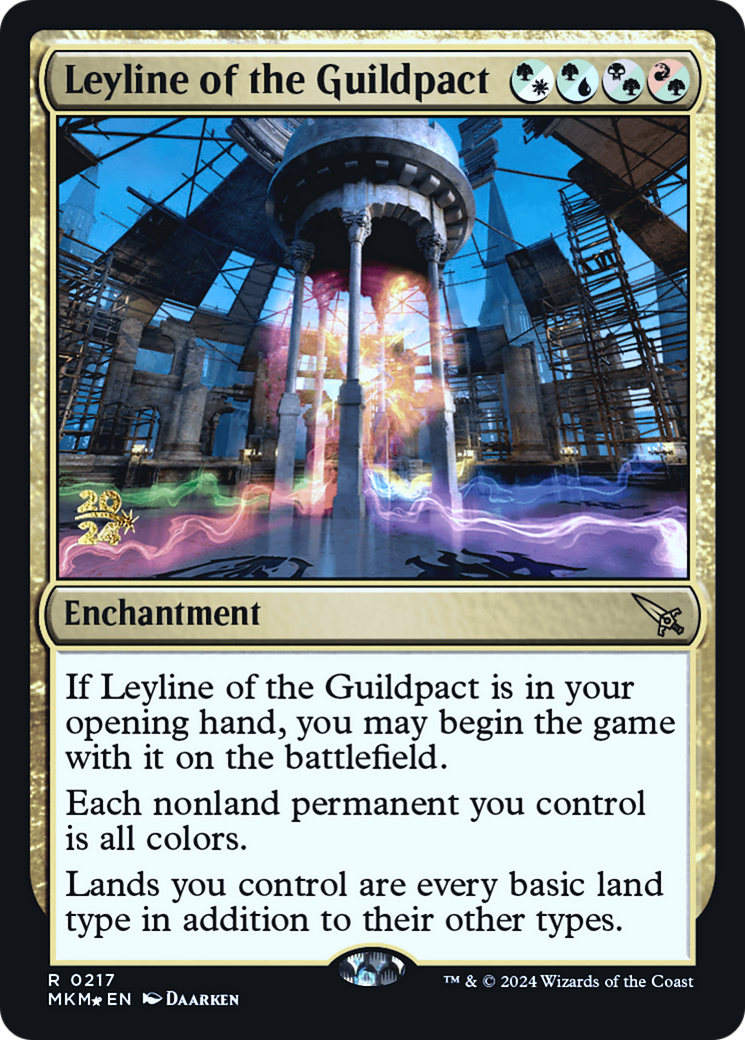 Leyline of the Guildpact (PRE-217)  Foil - Murders at Karlov Manor Promos