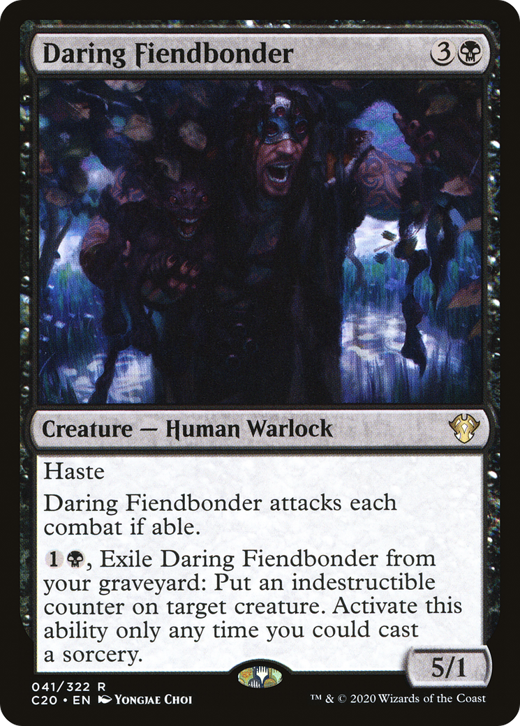 Daring Fiendbonder (C20-041)  - Commander 2020