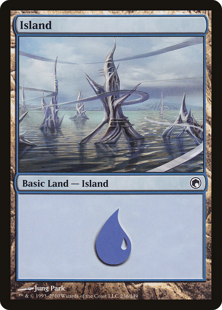 Island (236) (SOM-236)  - Scars of Mirrodin