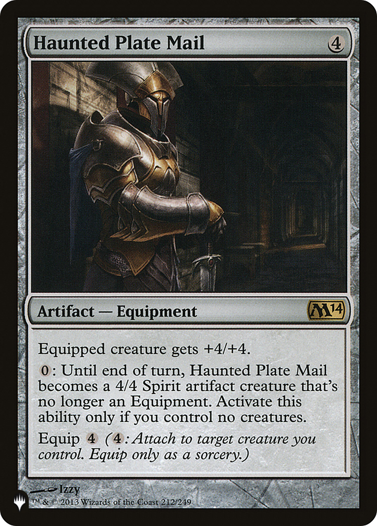 Haunted Plate Mail (LIST-M14-212)  - The List