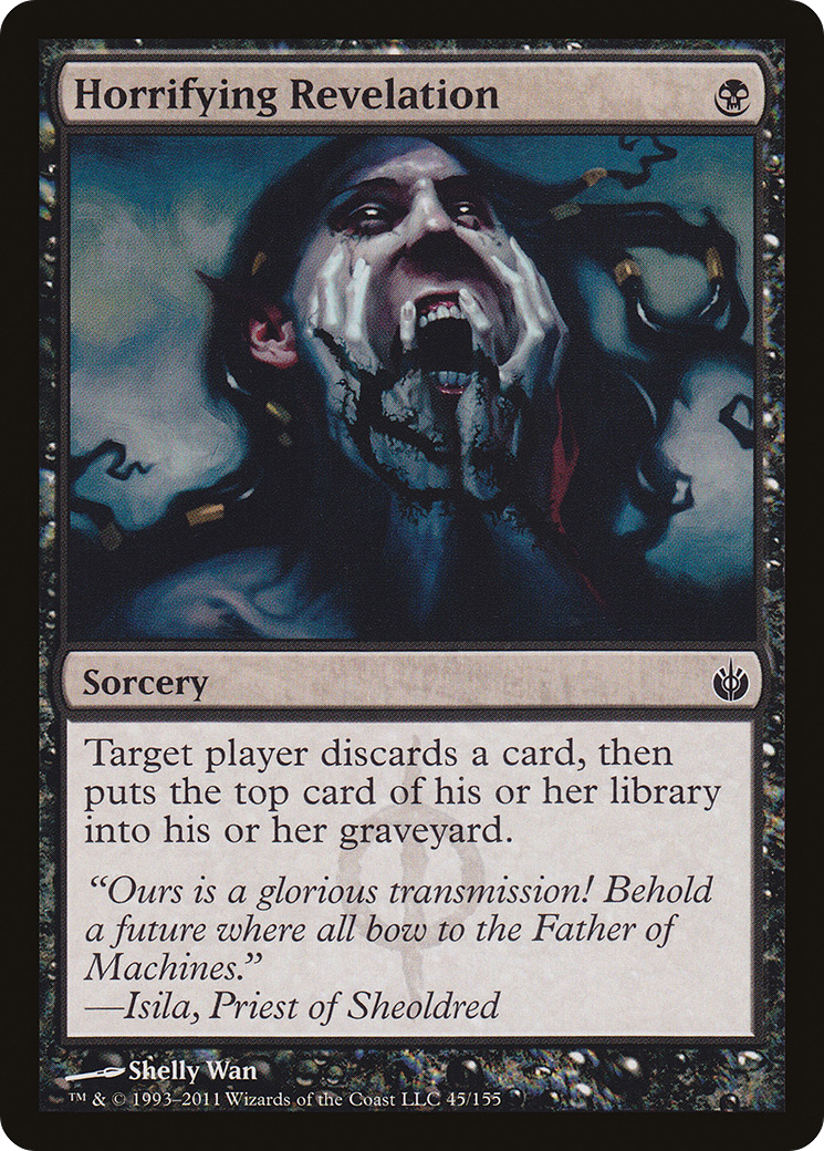 Horrifying Revelation (MBS-045)  - Mirrodin Besieged