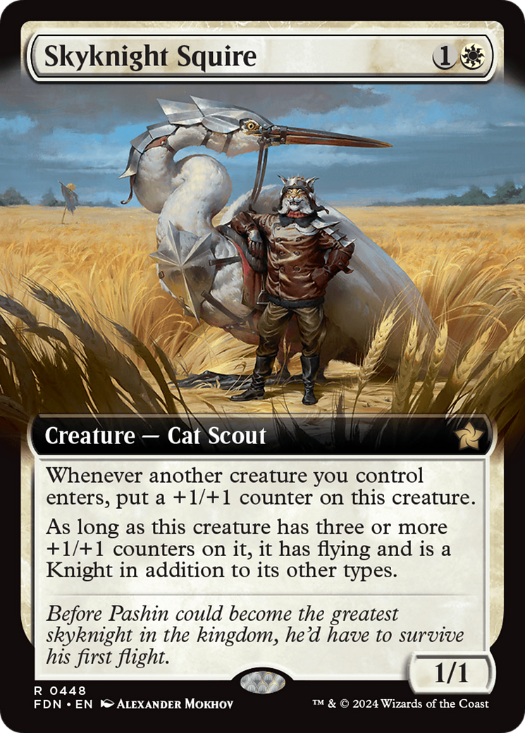 Skyknight Squire (FDN-448)  - Foundations: (Extended Art)