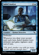 Jaded Analyst (MKM-062)  Foil - Murders at Karlov Manor