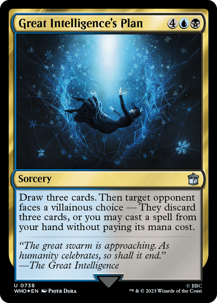 Great Intelligence's Plan (Surge Foil) (WHO-738)  Foil - Doctor Who