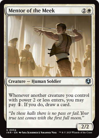 Mentor of the Meek (INR-034)  Foil - Innistrad Remastered