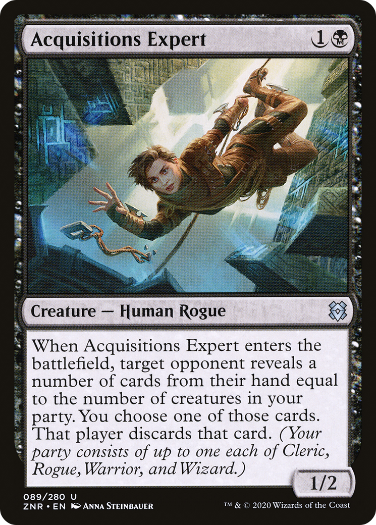 Acquisitions Expert (ZNR-089)  Foil - Zendikar Rising