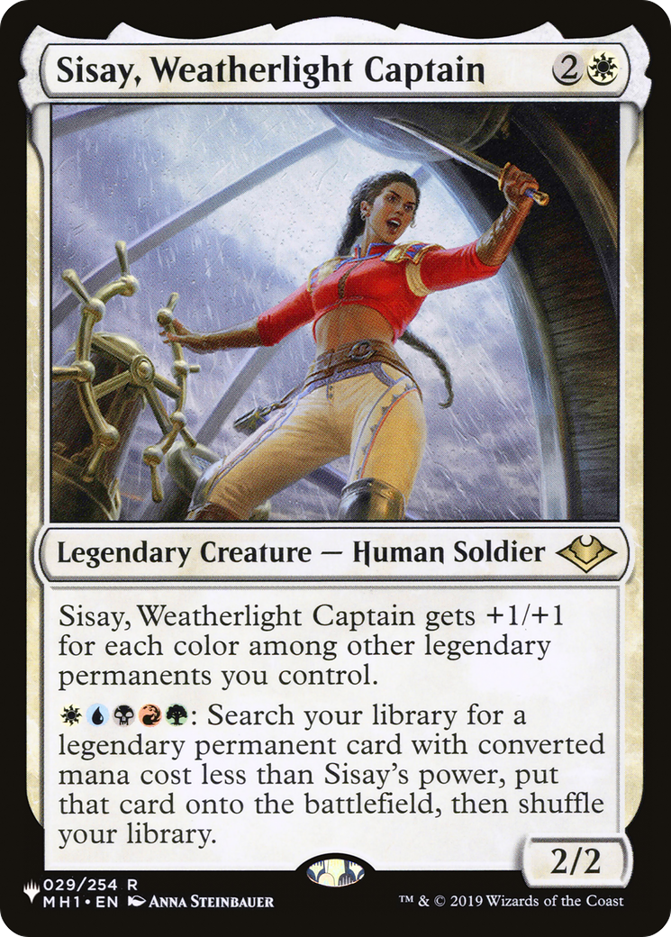 Sisay, Weatherlight Captain (LIST-029)  - The List