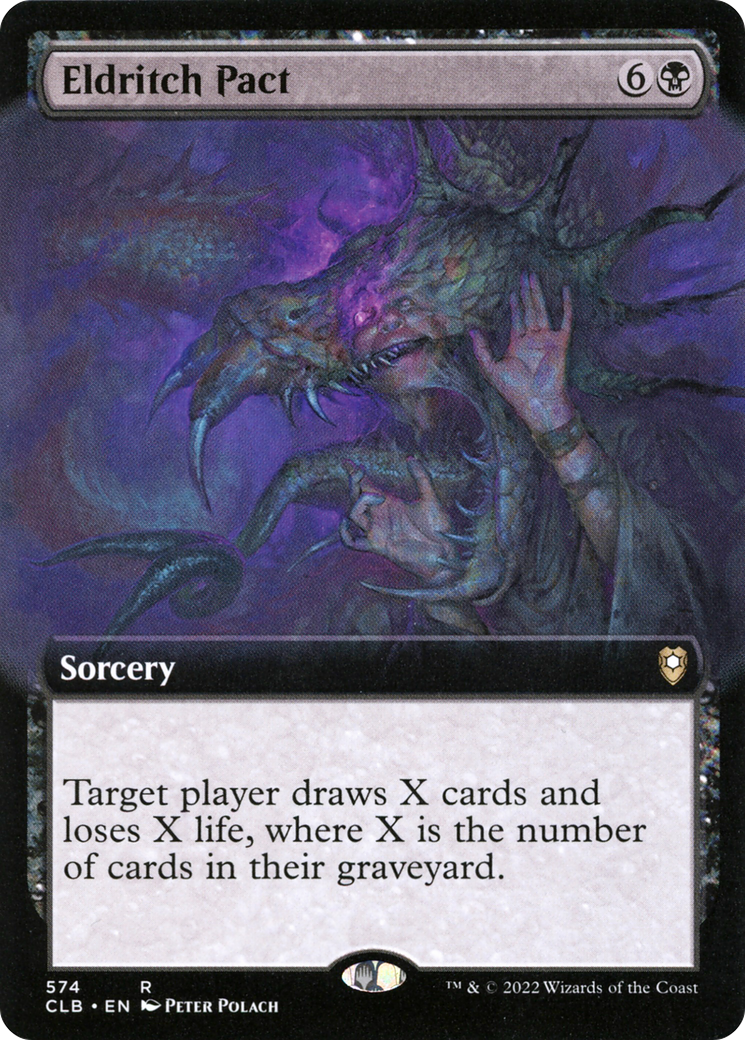 Eldritch Pact (Extended Art) (CLB-574)  Foil - Commander Legends: Battle for Baldur's Gate: (Extended Art)