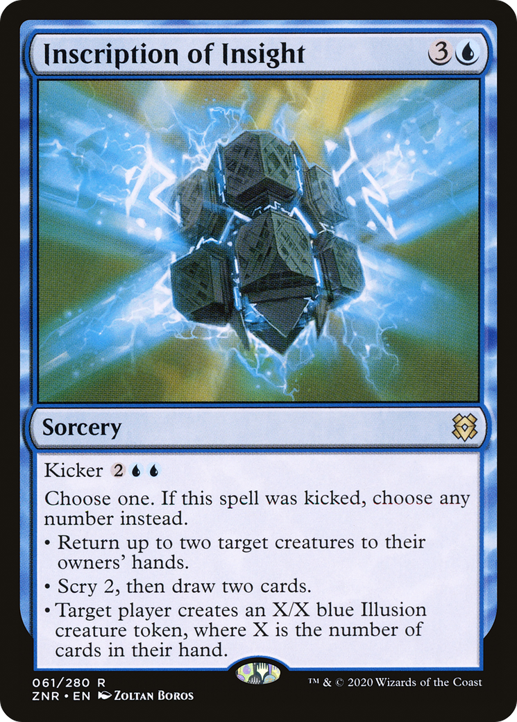 Inscription of Insight (ZNR-061)  - Zendikar Rising