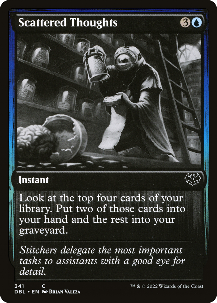 Scattered Thoughts (DBL-341)  Foil - Innistrad: Double Feature