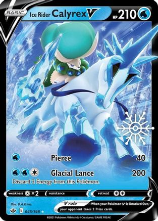 Ice Rider Calyrex V 045/198  - Holofoil Miscellaneous Cards & Products - Promo