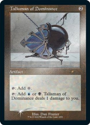Talisman of Dominance (Retro Frame) (Foil Etched) (SLD-1053)  Foil - Secret Lair Drop Series