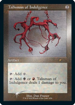 Talisman of Indulgence (Retro Frame) (Foil Etched) (SLD-1054)  Foil - Secret Lair Drop Series