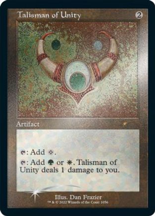 Talisman of Unity (Retro Frame) (Foil Etched) (SLD-1056) - Secret Lair Drop Series Foil