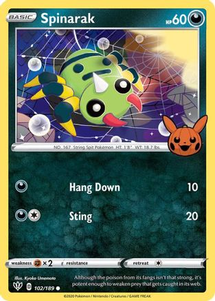 Spinarak 102  Trick or Trade BOOster Bundle