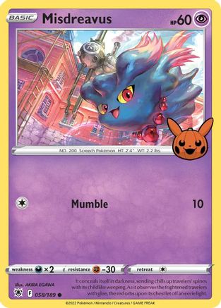 Misdreavus 058  Trick or Trade BOOster Bundle
