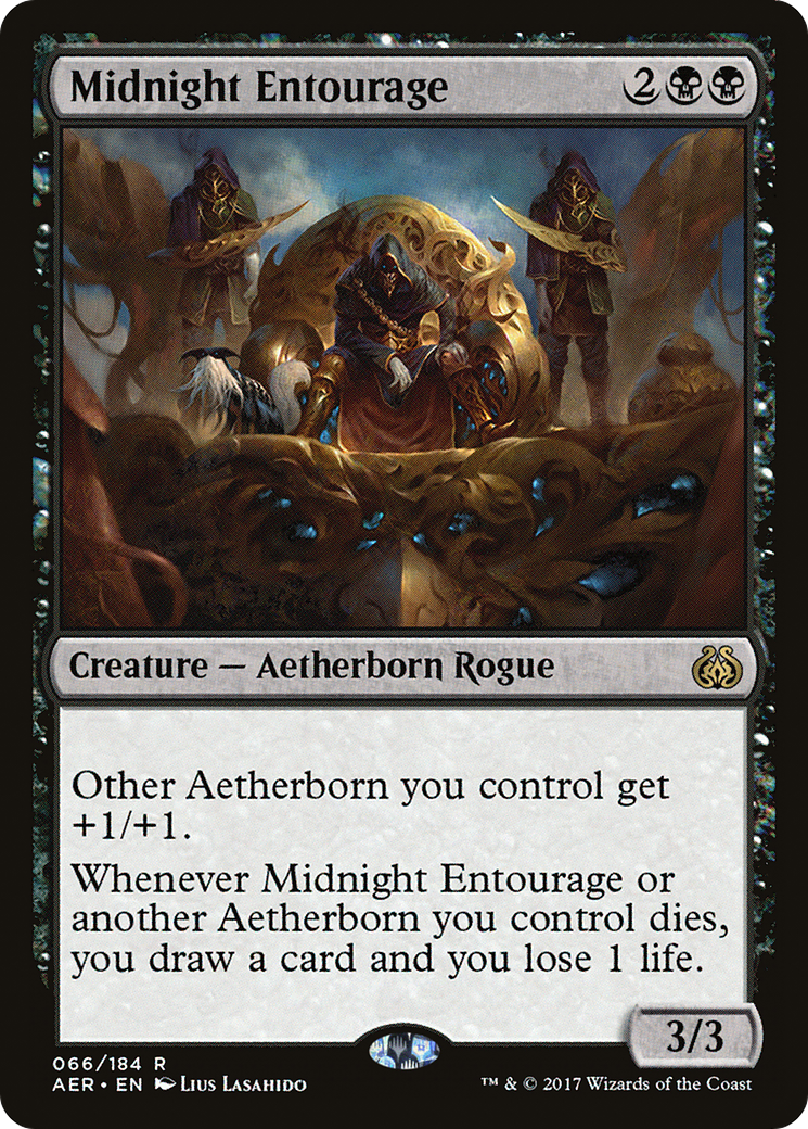 Midnight Entourage (AER-066)  Foil - Aether Revolt