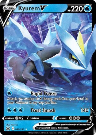 Kyurem V 048/196  - Holofoil SWSH11 Lost Origin - Ultra Rare