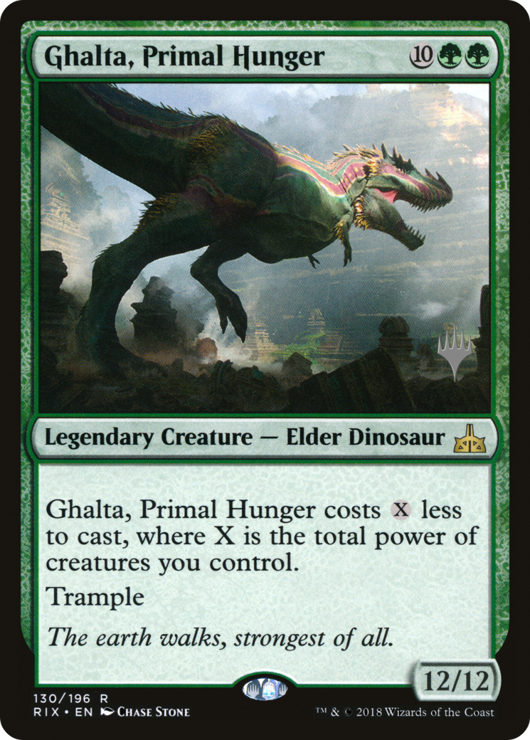 Ghalta, Primal Hunger (PPM20-130) - Rivals of Ixalan Promos Foil