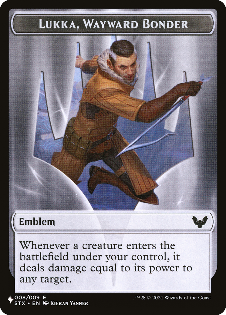 Lukka, Wayward Bonder Emblem (PLST-TSTX-8)  - The List