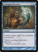 Corrupted Resolve (NPH-032)  Foil - New Phyrexia