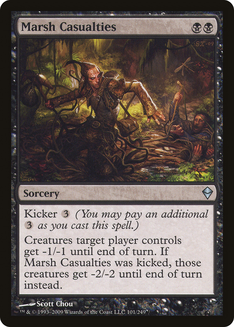 Marsh Casualties (ZEN-101)  Foil - Zendikar