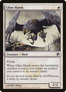 Glint Hawk (SOM-010)  - Scars of Mirrodin