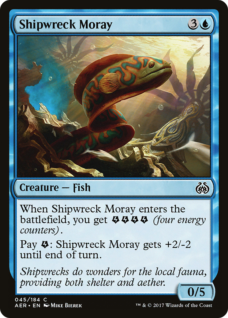 Shipwreck Moray (AER-045)  Foil - Aether Revolt