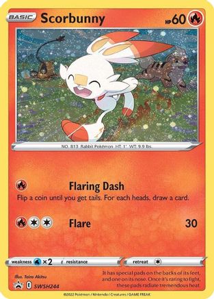 Scorbunny SWSH244  - Holofoil SWSH Sword & Shield Promo Cards - Promo