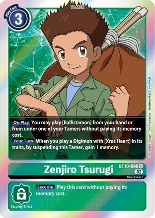 Zenjiro Tsurugi [BT10-090] [Xros Encounter]