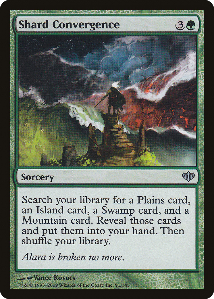 Shard Convergence (CON-091)  Foil - Conflux