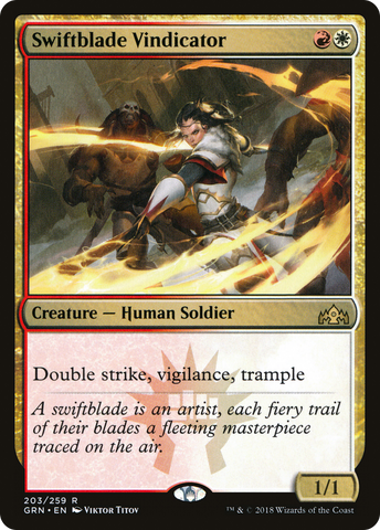 Swiftblade Vindicator (GRN-203)  Foil - Guilds of Ravnica