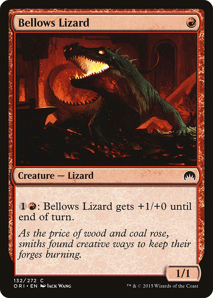 Bellows Lizard (ORI-132)  - Magic Origins