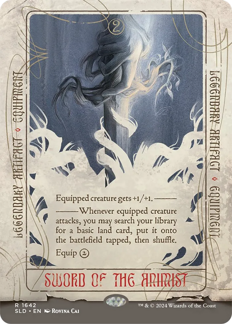 Sword of the Animist (SLD-1642)  - Secret Lair Drop (Borderless)