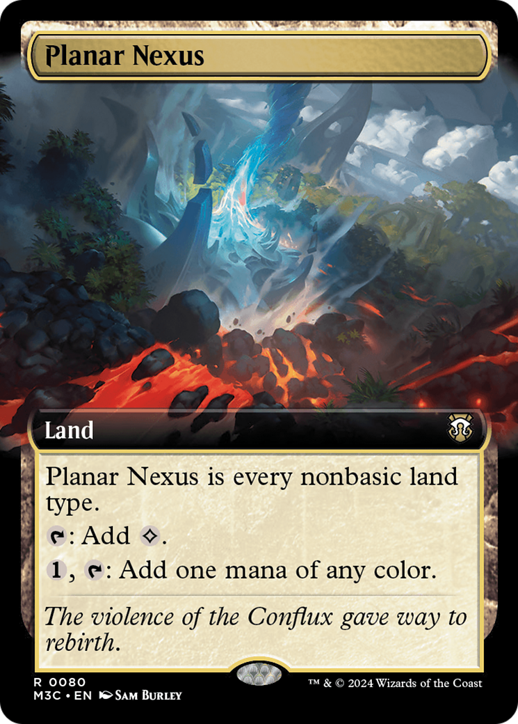 Planar Nexus (Extended Art) (M3C-080)  - Modern Horizons 3 Commander: (Extended Art)