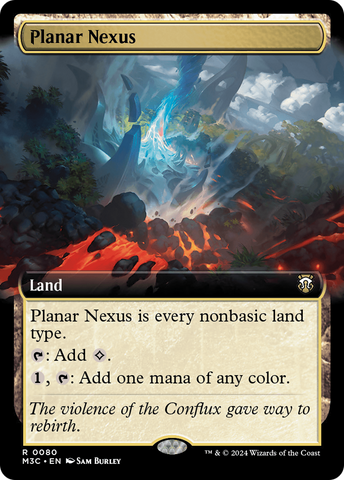 Planar Nexus (Extended Art) (M3C-080) - Modern Horizons 3 Commander: (Extended Art)