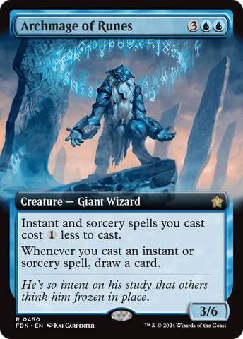 Archmage of Runes (FDN-450)  - Foundations: (Extended Art)