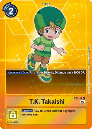 T.K. Takaishi [ST3-12] (Alternate Art) [Starter Deck: Jesmon]