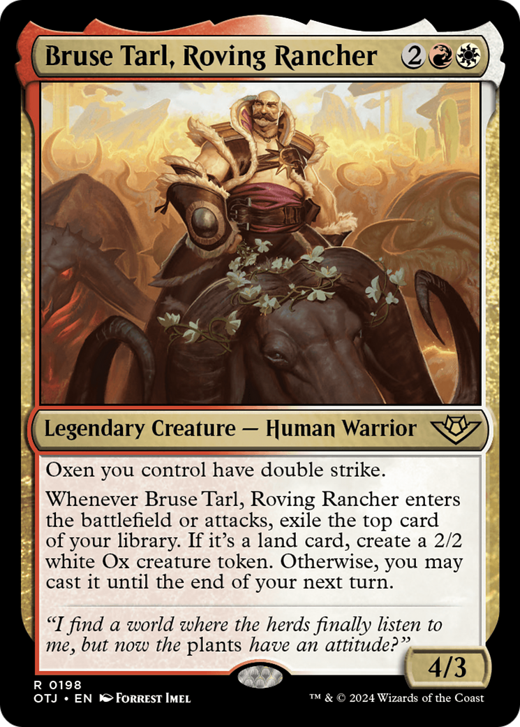 Bruse Tarl, Roving Rancher (OTJ-198)  - Outlaws of Thunder Junction