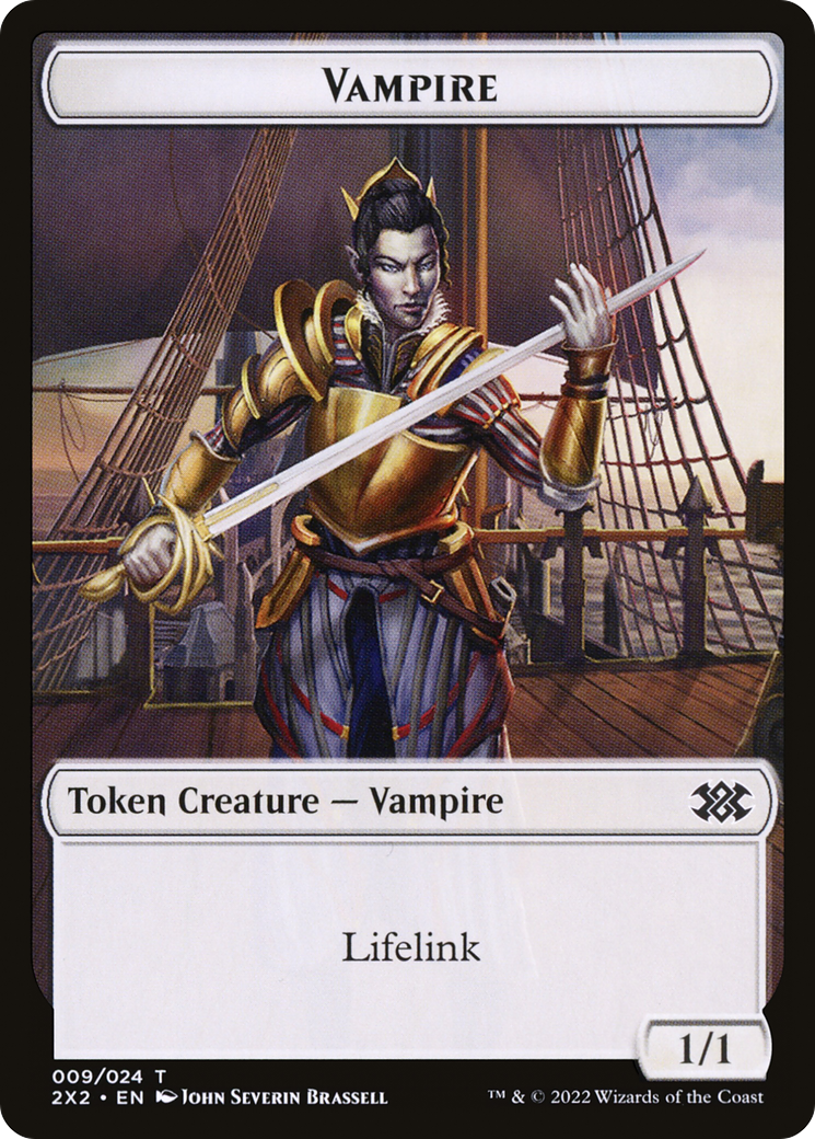 Vampire (T2X2-009)  - Double Masters 2022 Tokens
