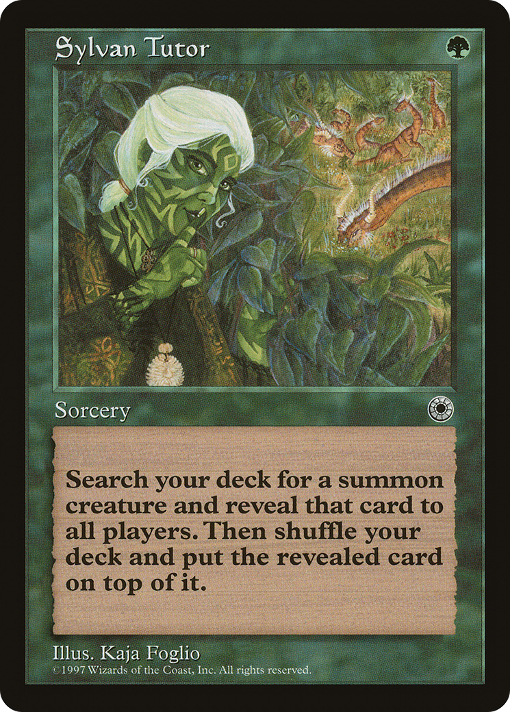Sylvan Tutor (POR-)  - Portal