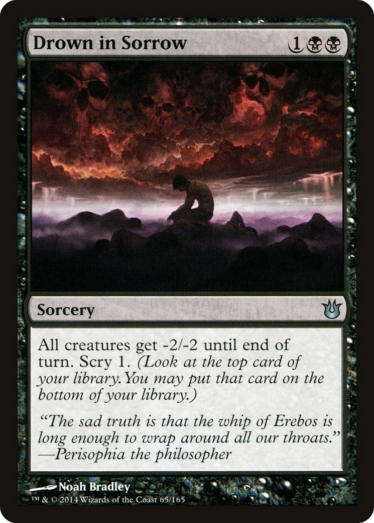 Drown in Sorrow (BNG-065)  Foil - Born of the Gods