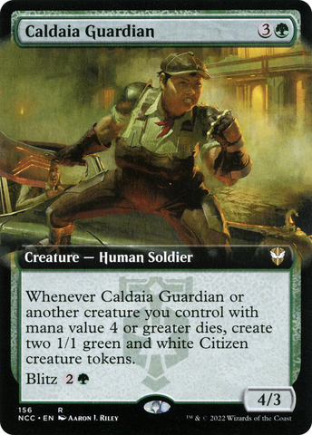 Caldaia Guardian (Extended Art) (NCC-156)  - New Capenna Commander: (Extended Art)