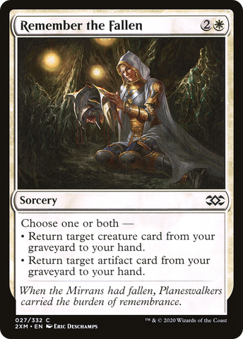 Remember the Fallen (2XM-027)  Foil - Double Masters