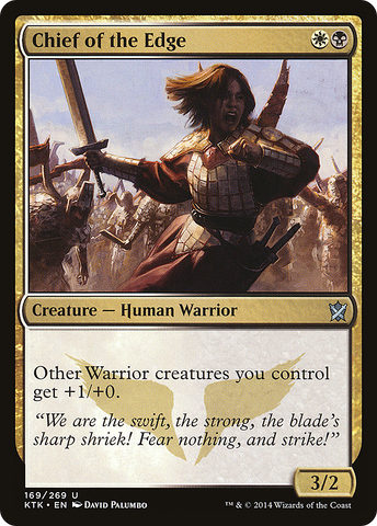 Chief of the Edge (KTK-169)  Foil - Khans of Tarkir